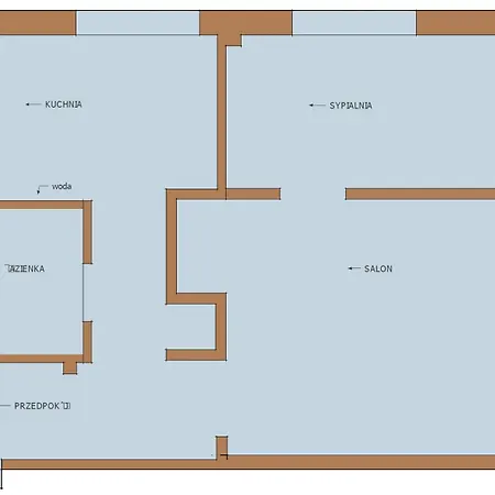 Lägenhet Mieszkanie W Poblizu Starego Miasta *